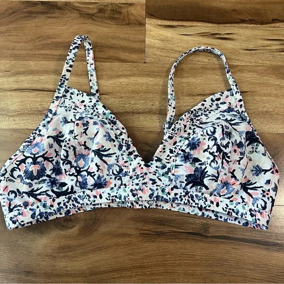 Athleta Floral Two Piece Bikini Size Small and Medium - Picture 5 of 10